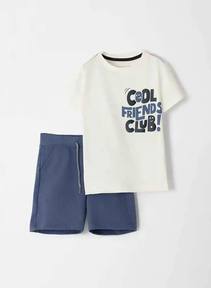 Conjunto Conjunto 9/12meses-azul