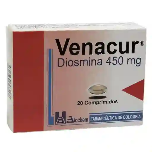 Venacur (450 mg) 20 Tabletas
