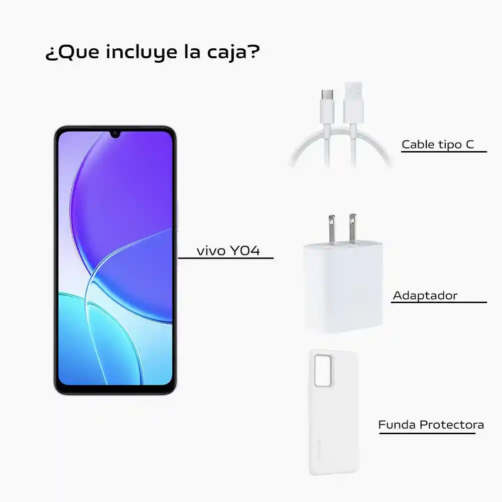 Celular Vivo Y04 128gb Negro 128 Gb 4 Gb Ram Negro