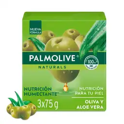 Jabón Palmolive Oliva y Aloe Vera 3x75g