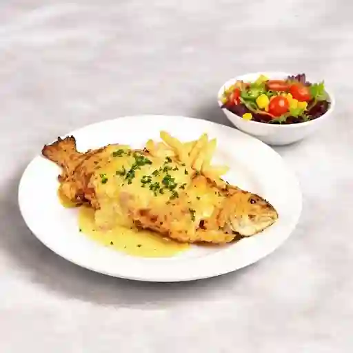 Trucha a la Plancha Gratinada