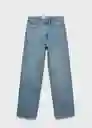 Jean Miami Tejano Medio Talla 40 Mujer Mango
