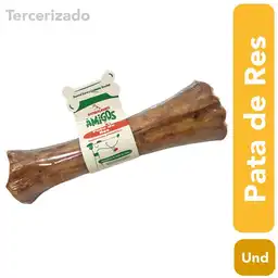 Natural Toys Hueso Amigos Pata de Res Natural Para Perros