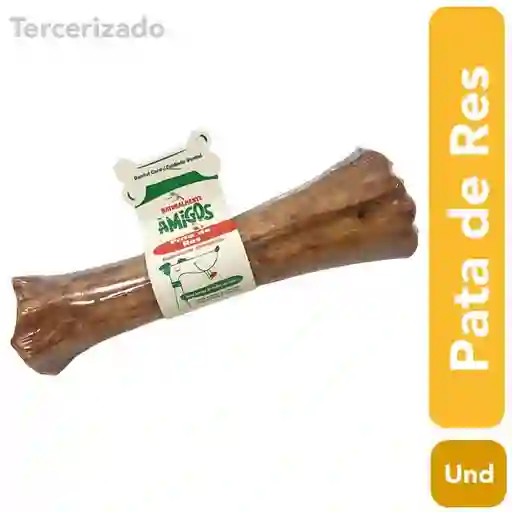 Natural Toys Hueso Amigos Pata de Res Natural Para Perros