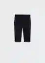Pantalón Chad Negro Talla 69 Niños Mango