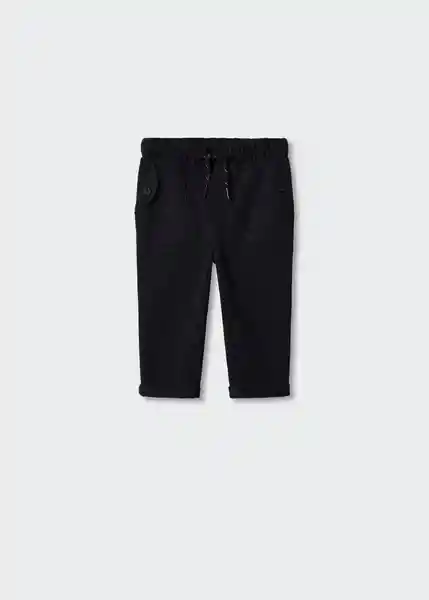Pantalón Chad Negro Talla 69 Niños Mango
