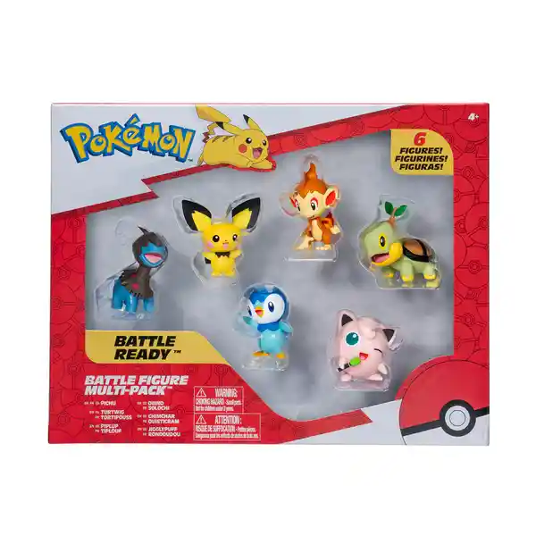 Pokemón Set Figura de Batalla Surtido