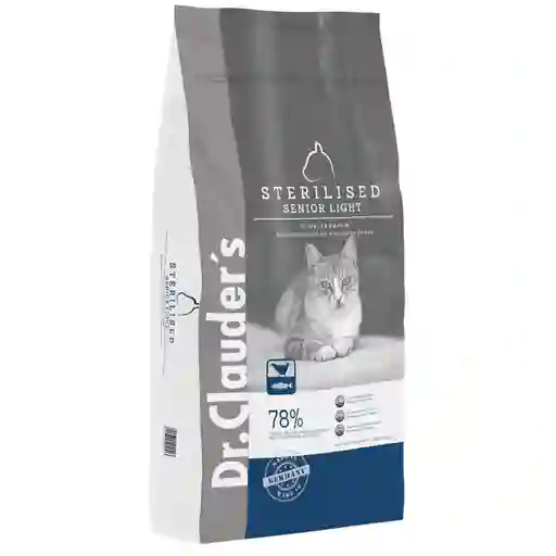 Dr Clauders Alimento para Gato Senior Light Premium 