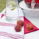Ambiente Gourmet Set Toallas Roja y Blanca