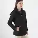 Chaqueta Cuello Alto Manga Larga Negro Talla S 725903