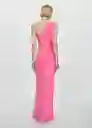 Vestido Lazaro Rosa Talla S Mujer Mango