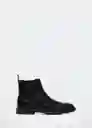 Botin Monovar Negro Talla 39 Hombre Mango