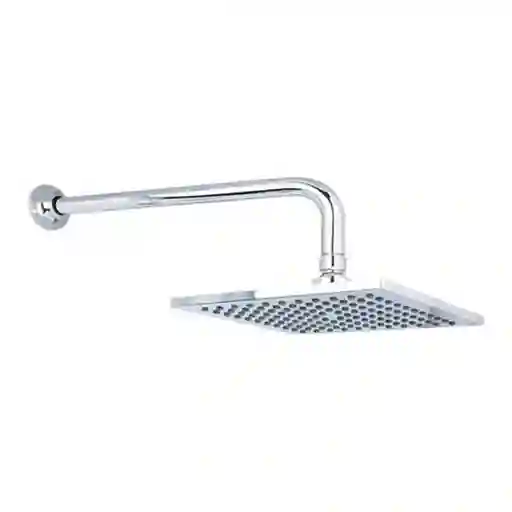 Gerfor Regadera Con Brazo Cuadrada 20 cm