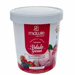 Mawie Helado Capilar Gourmet Veteado de Frutos Rojos y Yogurt 