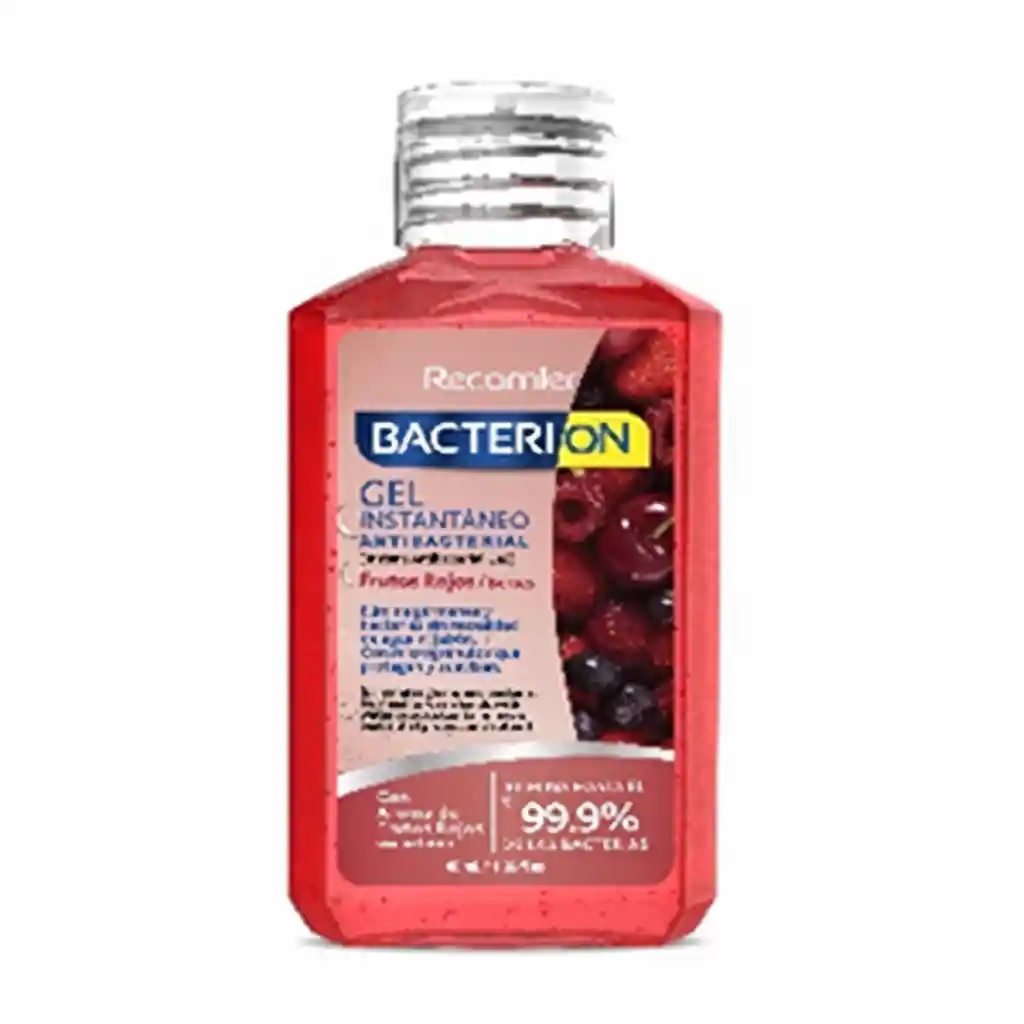 Bacterion Gel Antibacterial Frutos Rojos