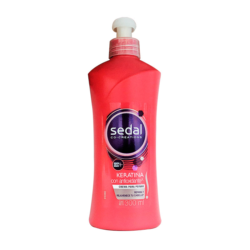 Sedal Crema para Peinar Keratina con Antioxidante 300 ml