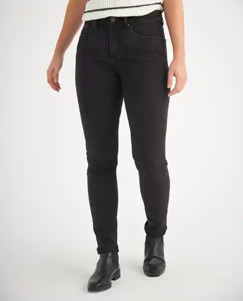 Jean Negro Puro Ultraoscuro Talla 4 679F036 Esprit