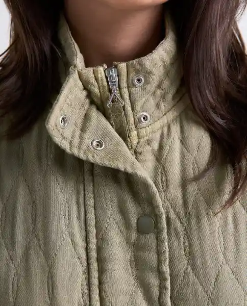 Chaleco Mujer Verde Talla S 699G000_VER180627 Americanino