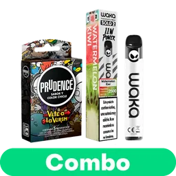 Combos Waka Solo Vape 2 + Prudence Preservativos x 3 Und E