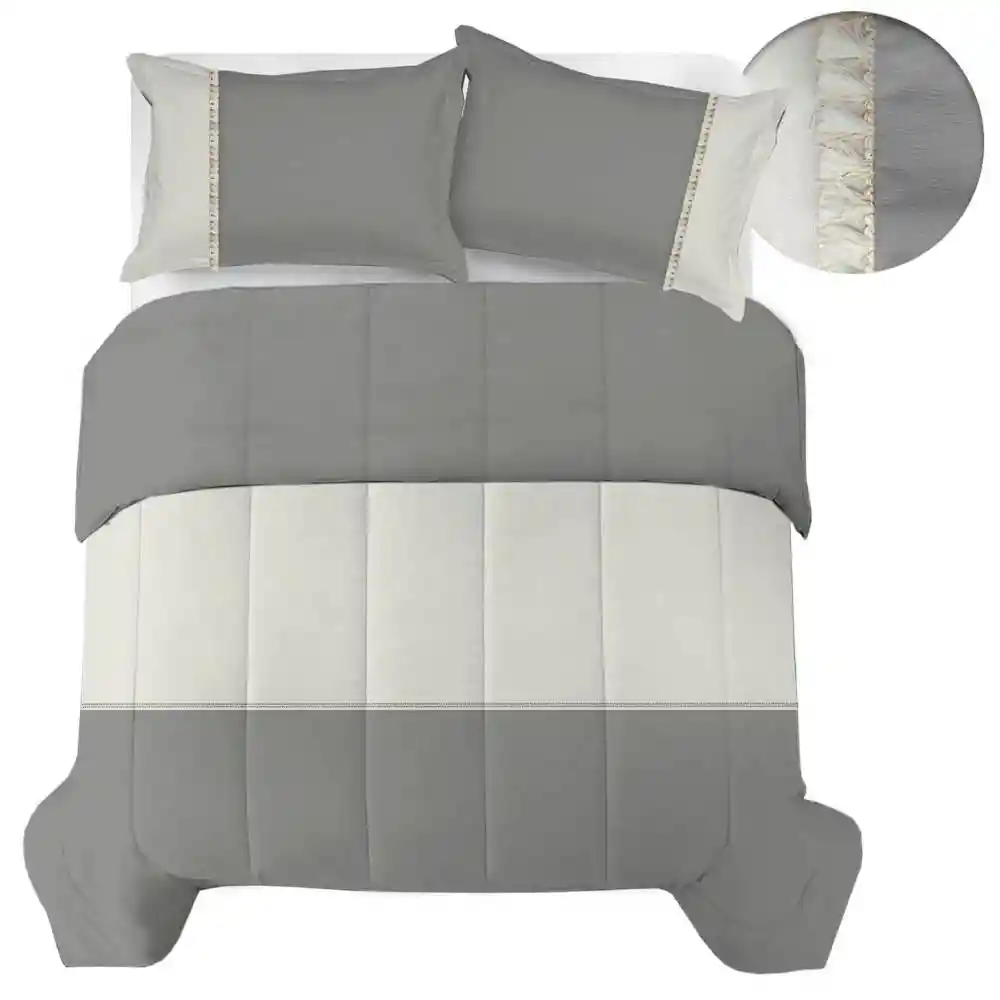 Comforter Extra Bicolor 150h 5050 Polalg Distrihogar Pt21494