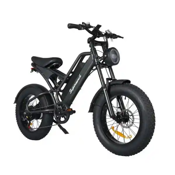 Supermach Bicicleta Eléctrica Suspensión Total y Motor de 750 W