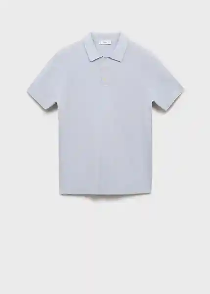 Polo Andrew Celeste Talla XL Hombre Mango