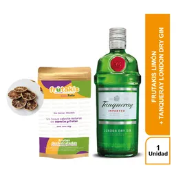 Combo Frutakis Limón + Tanqueray London Dry Gin