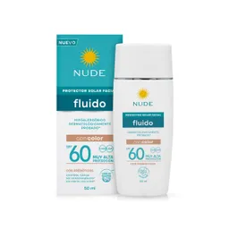 Protector Nude Facial Color Fluido Spf60