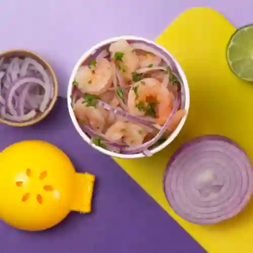 Ceviche de Camarón 8 Oz.