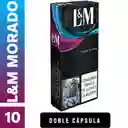 L&M Purple​ x 10 Cigarrillos