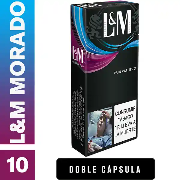 L&M Purple​ x 10 Cigarrillos