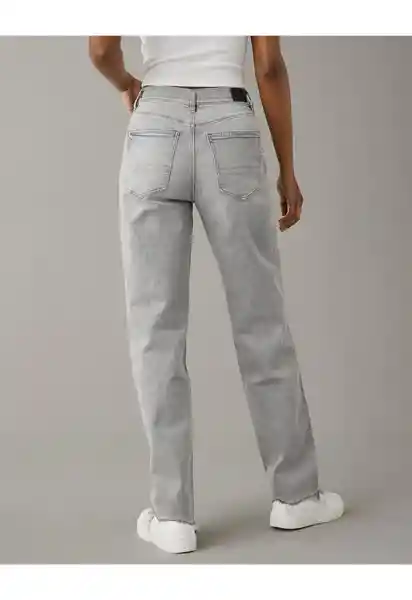 Jean Fashion Mujer Gris Talla 12 REGULAR American Eagle