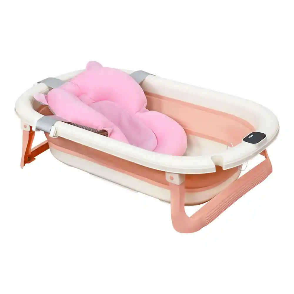 Bañera Plegable Portátil Bebé Lee Rosa Priori