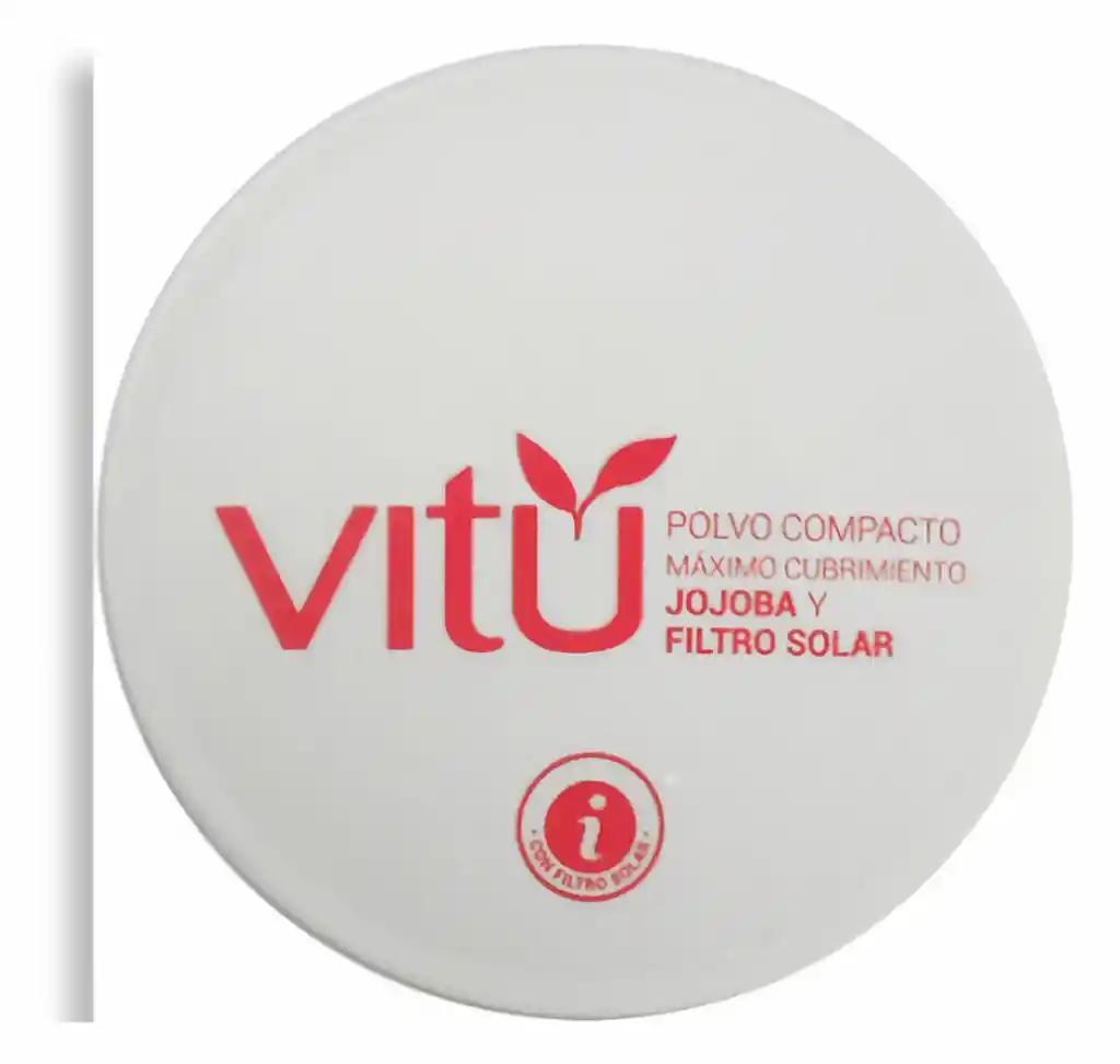  Vitu Polvo Compacto Con Jojoba Y Filtro Solar 