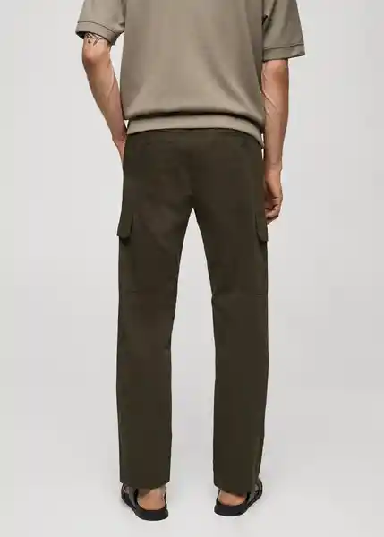 Pantalón Sootyc Khaki Talla 46 Hombre Mango