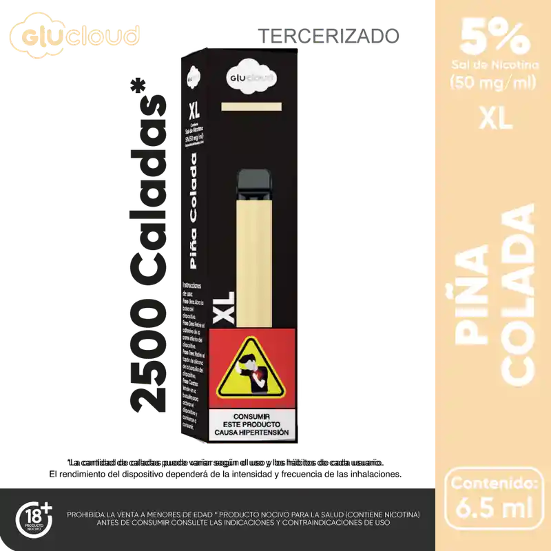 Glucloud Vapeador Piña Colada XL