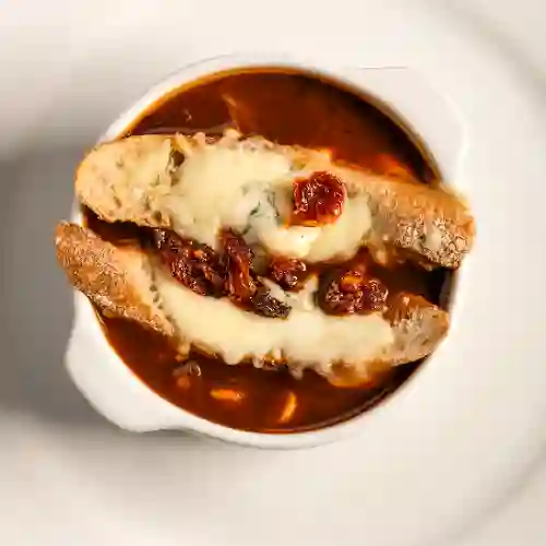 Sopa Cebolla con Hongos