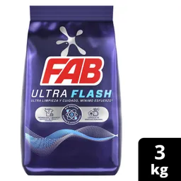 Fab Detergente en Polvo Ultra Flash