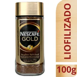 Café liofilizado NESCAFÉ® Gold frasco x 100g
