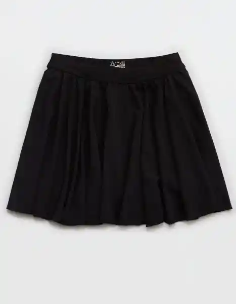 Falda Aerie Negro Talla: MEDIUM 1568073 American Eagle
