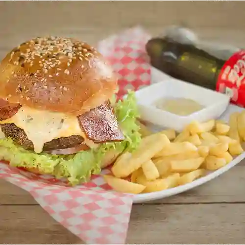 Combo Hamburguesa Jeremy + Coca-Cola Original 400 ml