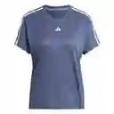 Adidas Camiseta Tr-es 3s T Para Mujer Azul Talla M