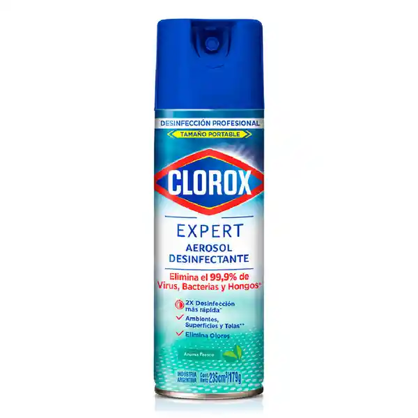 Clorox Desinfectante Aerosol Expert Fresco 235 mL