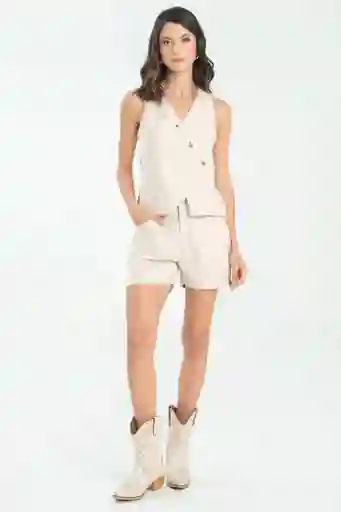 Short Hancla Color Beige Medio Talla 8 Ragged