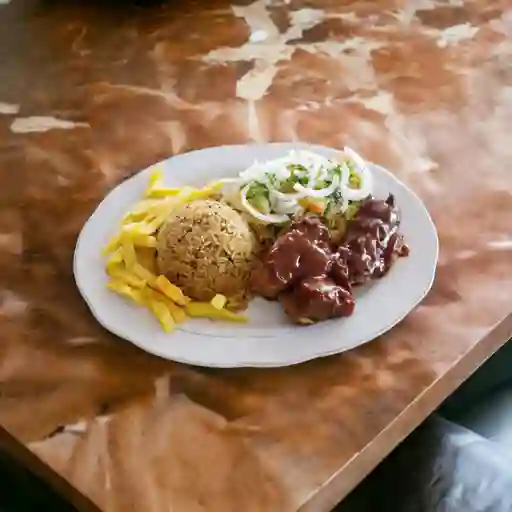 Costillas de cerdo bbq