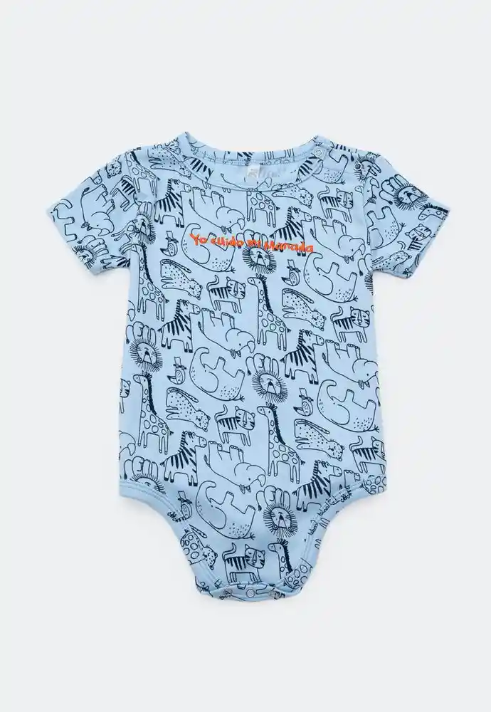 Body Manga Corta Bebito 12/18mese-estamp 1