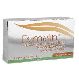 Femelin Suspensión Inyectable (25 mg/5 mg)
