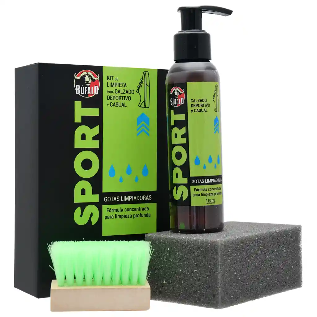Kit Gotas Limp Calzado Bufalo Sport
