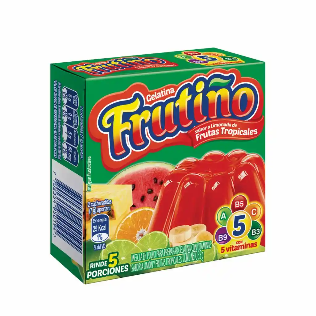Frutiño Gelatina Tropicales