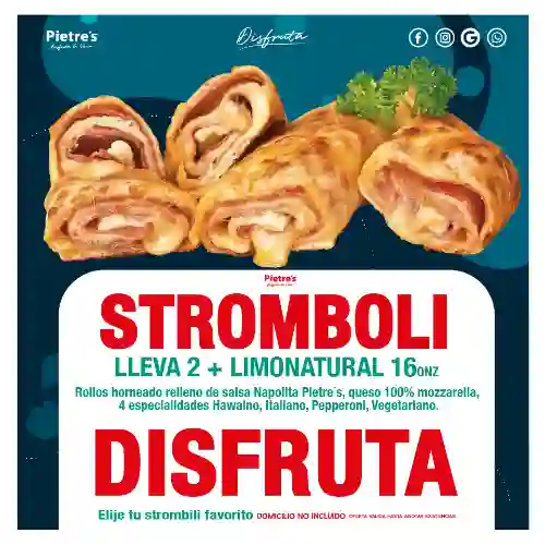 2 Strombolis Personales + Limonada